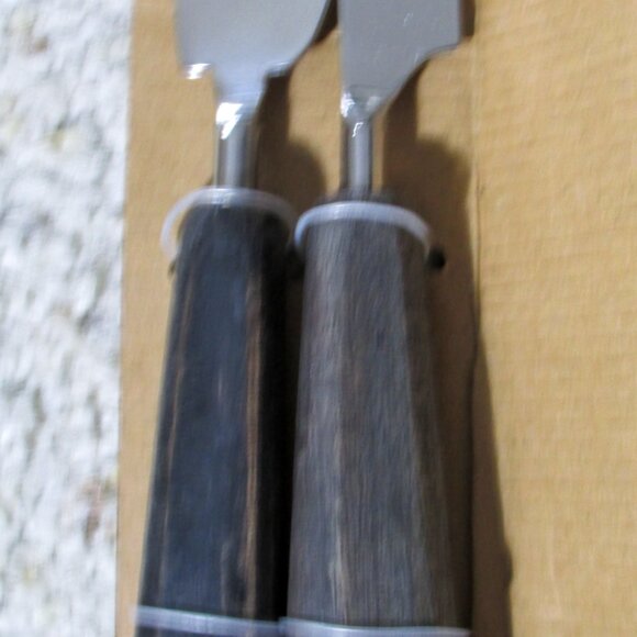 NWOT Rustic Accents 4 pc Wood Cheese Serving Set - Picture 3 of 5